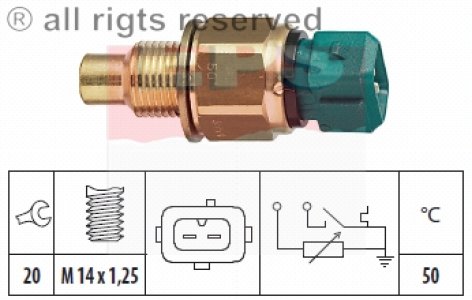 Czujnik temperatury wody FACET 1.830.554 133885