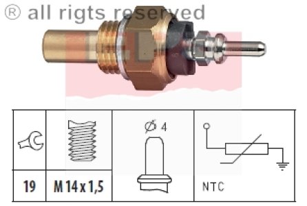 Czujnik temperatury wody FACET 1.830.131 55450324