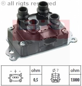 Cewka zapłonowa FACET 1.970.364 1008886