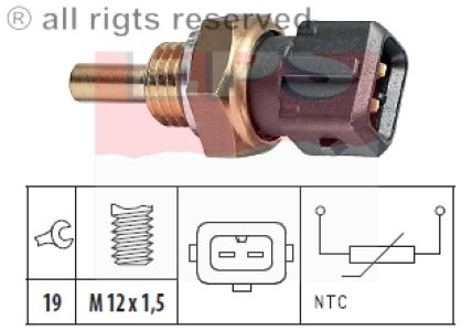 Czujnik temperatury wody FACET 1.830.157 60809565