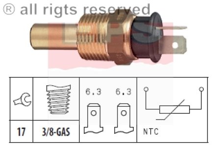 Czujnik temperatury wody FACET 1.830.228 3922021310