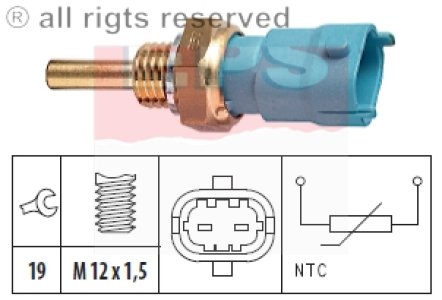 Czujnik temperatury wody FACET 1.830.239 1338467