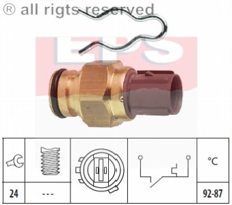 Włącznik wentylatora chłodnicy FACET 1.850.285 37761PDAE01