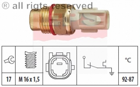 Włącznik wentylatora chłodnicy FACET 1.850.198 94853091