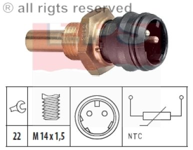 Czujnik temperatury wody FACET 1.830.183 95423517