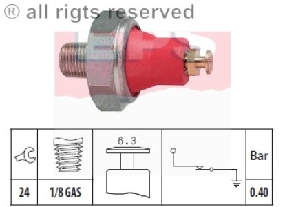 Czujnik ciśnienia oleju FACET 1.800.016 8353001040