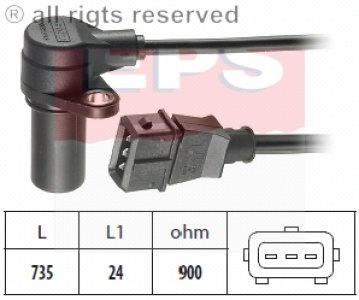 Czujnik obrotów wału korbowego FACET 1.953.074 7756925