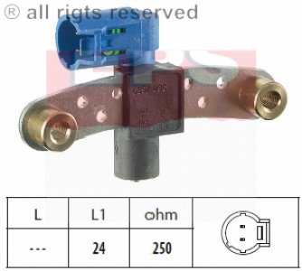 Czujnik obrotów wału korbowego FACET 1.953.597 8200647388