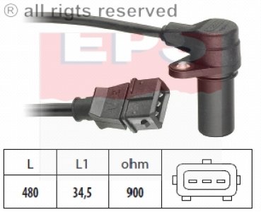 Czujnik obrotów wału korbowego FACET 1.953.168 7790917