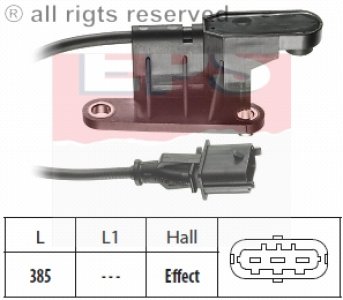 Czujnik położenia wałka rozrządu FACET 1.953.316 1238937