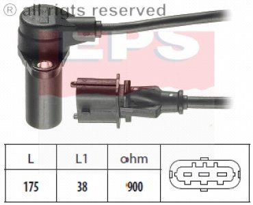Czujnik obrotów wału korbowego FACET 1.953.382 500374763