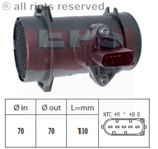 Przepływomierz powietrza FACET 1.991.442 940948