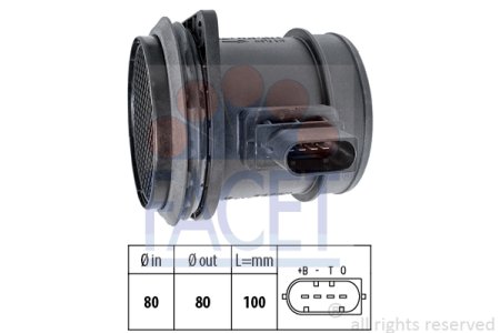 Przepływomierz powietrza FACET 1.991.500 30677251