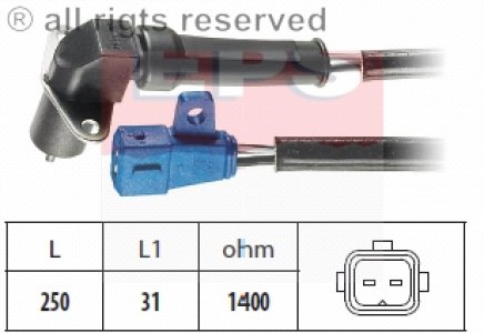 Czujnik obrotów wału korbowego FACET 1.953.006 ADU7340