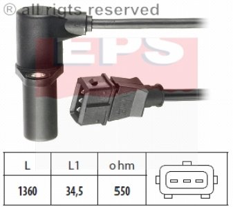 Czujnik obrotów wału korbowego FACET 1.953.040 1238364
