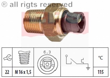 Czujnik temperatury FACET 1.840.000 4141538