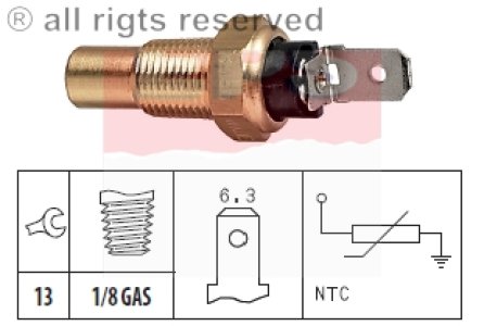 Czujnik temperatury FACET 1.830.080 1338507