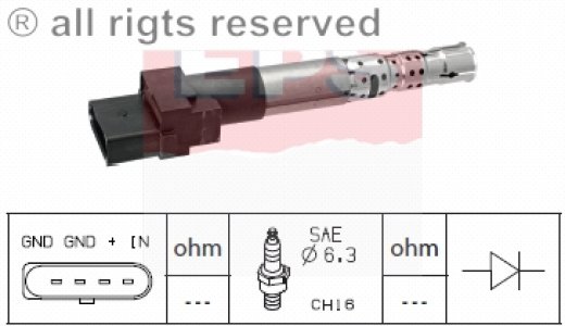 Cewka zapłonowa FACET 1.970.435 022905100N