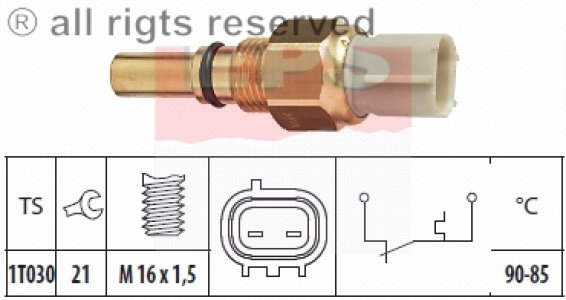 Włącznik wentylatora chłodnicy FACET 1.850.151 8942833010
