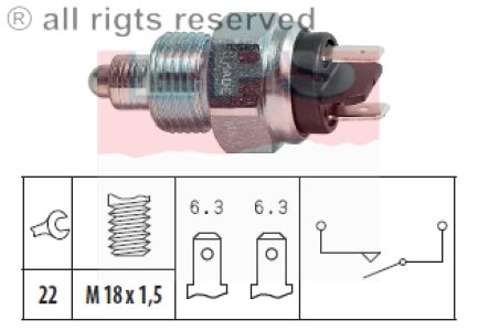 WŁĄCZNIK ŚWIATEŁ COFANIA VW