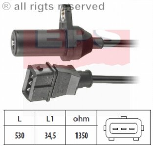 Czujnik położenia wału FACET 1.953.265 46538536