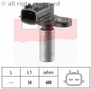 Czujnik obrotow walu korbowego FACET 1.953.276 23731AD100