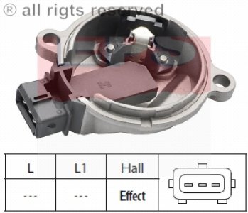Czujnik obrotów wałka rozrządu FACET 1.953.365 058905161B