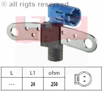 Czujnik obrotów wału korbowego FACET 1.953.543 7700101970