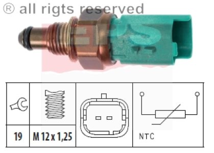 Czujnik temperatury wody FACET 1.830.317 16970BN700