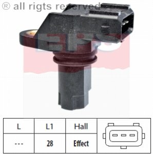Czujnik położenia wałka rozrządu FACET 1.953.349 8200370572