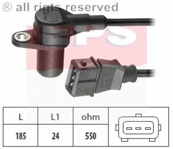 Czujnik obrotów wału korbowego FACET 1.953.140 7616269