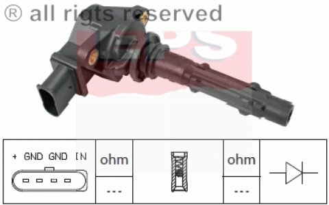 Cewka zapłonowa FACET 1.970.487 1501980