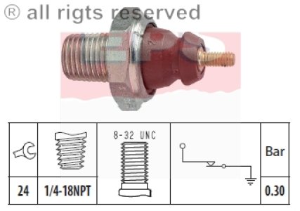 Czujnik ciśnienia oleju FACET 1.800.011 1066811