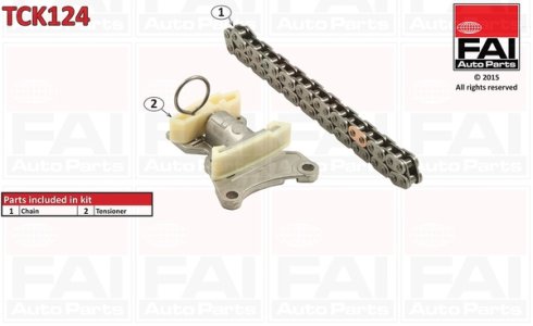 Zestaw łańcucha rozrządu FAI AutoParts TCK124 06D109229B