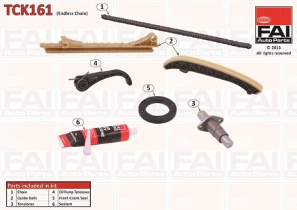 Zestaw łańcucha rozrządu FAI AutoParts TCK161 2660500211S1