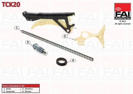 Zestaw łańcucha rozrządu FAI AutoParts TCK20 11311439853S1