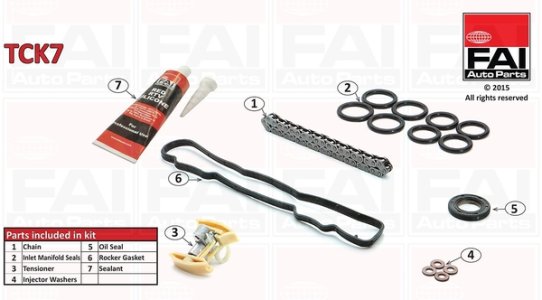 Zestaw łańcucha rozrządu FAI AutoParts TCK7 0816J0
