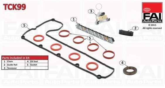 Zestaw łańcucha rozrządu FAI AutoParts TCK99 0816J0