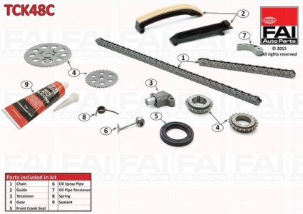 Łańcuch rozrządu FAI AutoParts TCK48C 1600500211S1