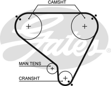 Pasek rozrządu GATES 5146 1302812G00