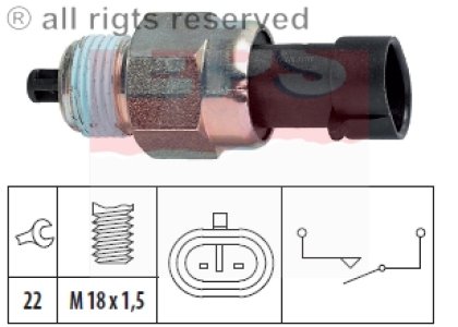 WŁĄCZNIK ŚWIATEŁ COFANIA EPS 1 860 142 7686344 FIAT
