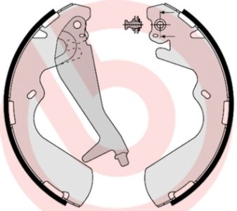 Szczęki hamulcowe BREMBO S30514 583054AA00