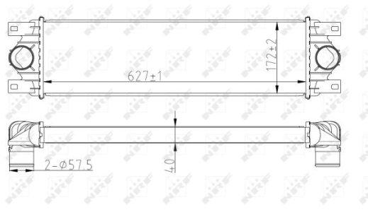 Intercooler NRF 30874 5010382814