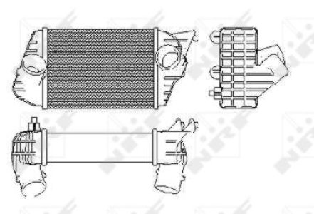 Intercooler NRF 30833 46745841