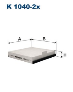 Filtr kabinowy FILTRON K1040-2X CU19312