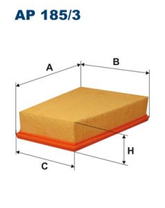Filtr powietrza FILTRON AP185/3 8200302666