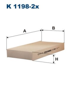 Filtr kabinowy FILTRON K1198-2X CU2327