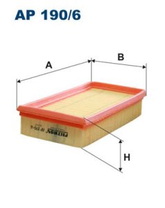 Filtr powietrza FILTRON AP190/6 C2554