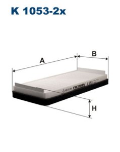 Filtr kabinowy FILTRON K1053-2X CU27452