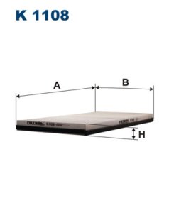 Filtr kabinowy FILTRON K1108 CU3759